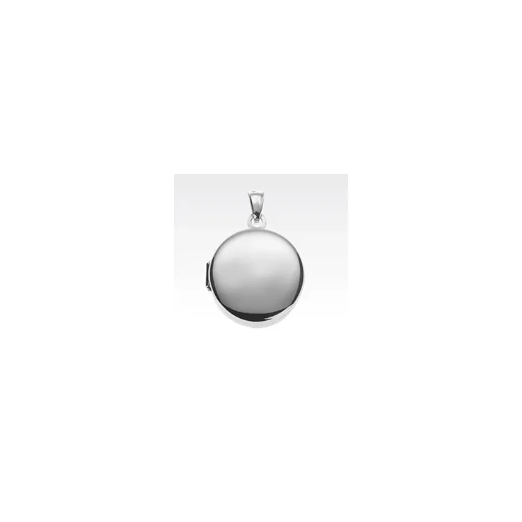 24 mm medaljong i sølv