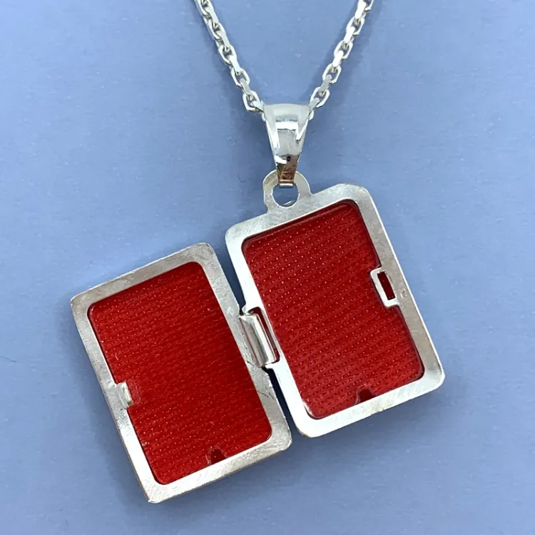medaljong i sølv