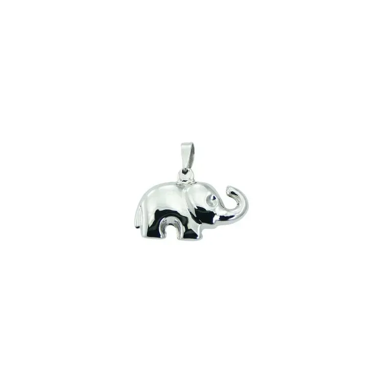 elefant anheng i sølv
