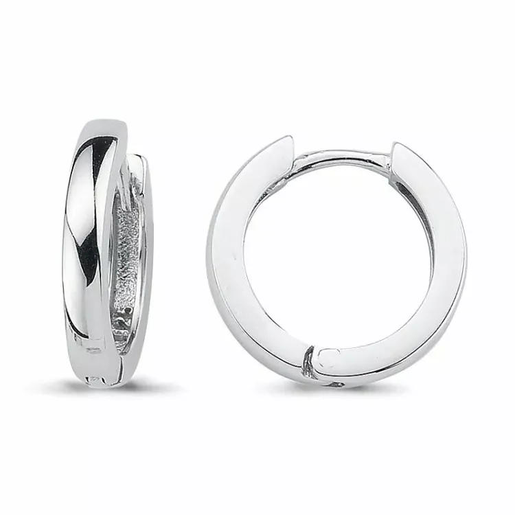 13 mm creol i rodinert sølv