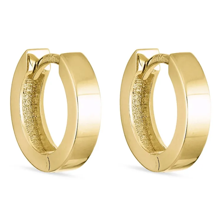 12 mm creol i 14 karat gull
