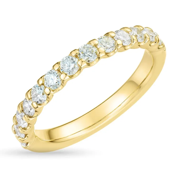 zirkon ring i 9 karat gull