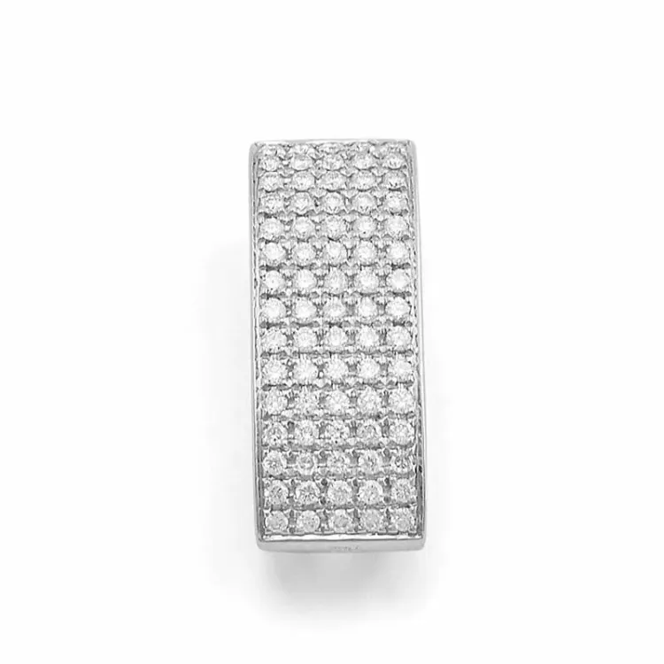 Anheng i 18 karat hvitt gull 0,41 ct