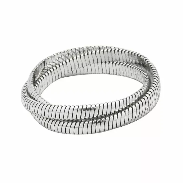 tre-i-en ring i sølv