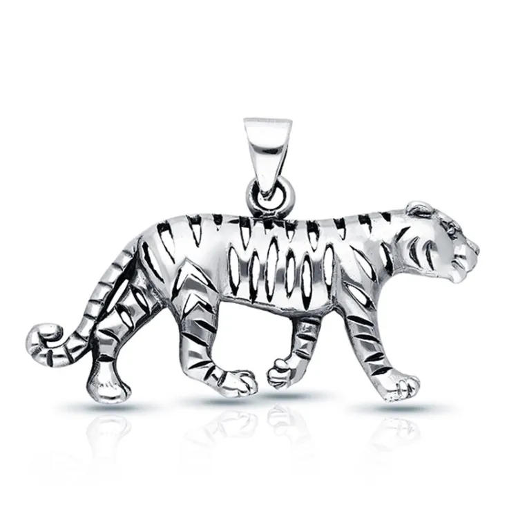 tiger anheng i sølv