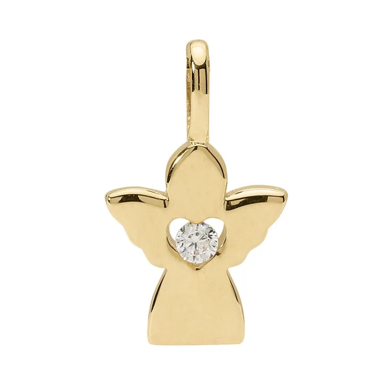 engel anheng i 9 karat gull