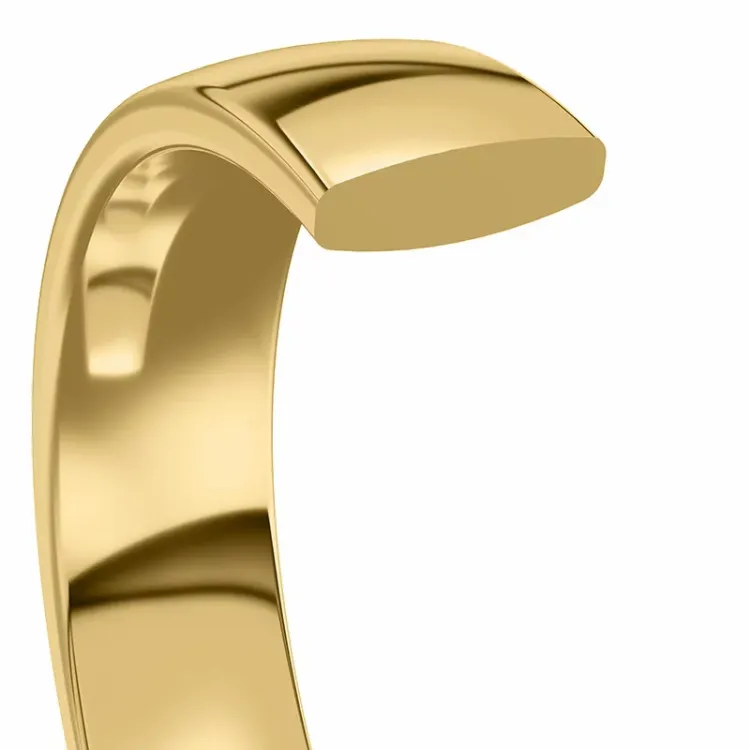 3 og 4 mm gifteringer i 9 karat gull 0,03 ct - par