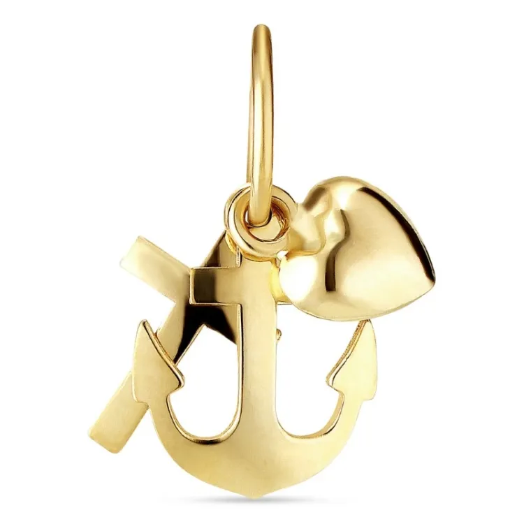tro-håp-kjærlighet anheng i 9 karat gull - Amoré