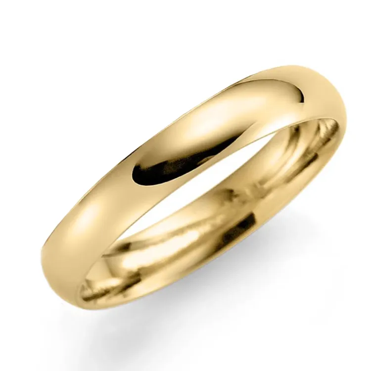 3 mm giftering i 14 karat gull