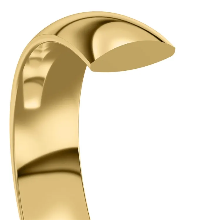 3 mm giftering i 14 karat gull