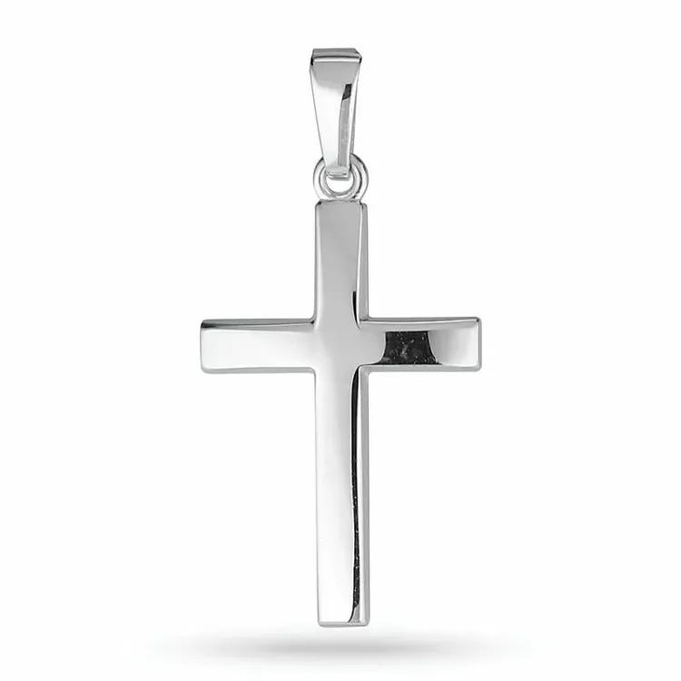 14 x 21 mm kors anheng i sølv - Amoré
