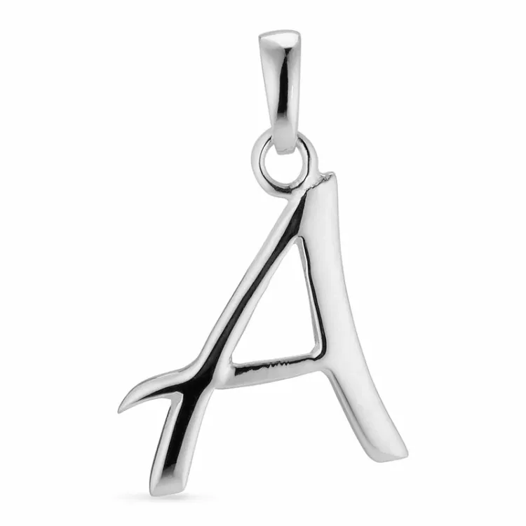 bokstav a anheng i sølv - My Letter