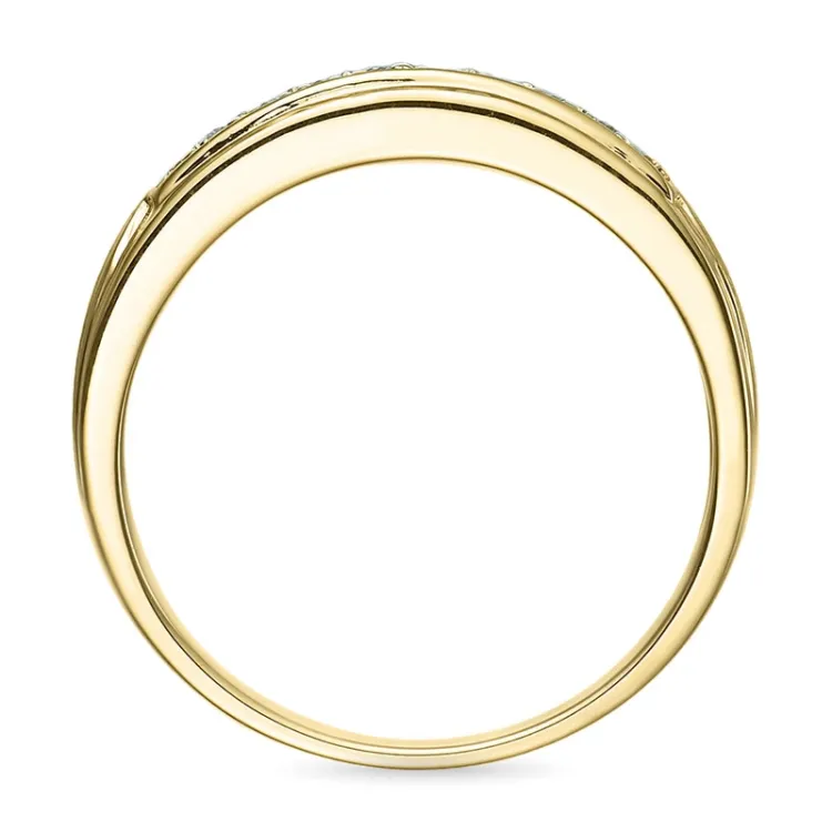 Diamant ring i 9 karat gull 0,07 ct