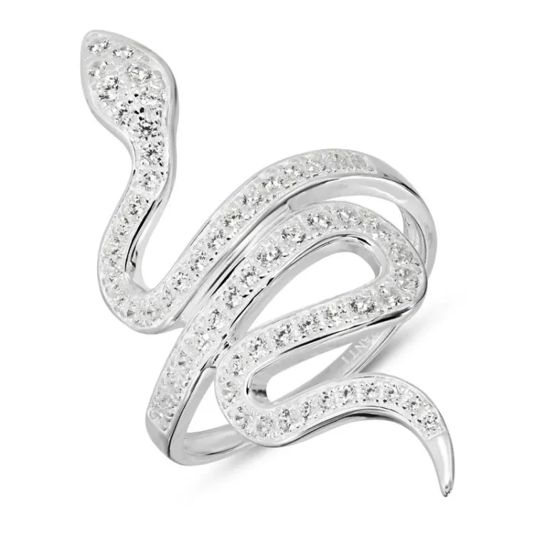 zirkon ring i sølv