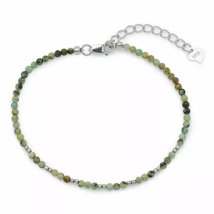 armbånd med stein og hematite - Loom Stones