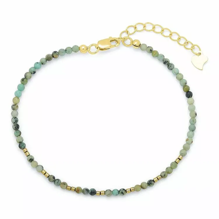 armbånd med stein og hematite - Loom Stones