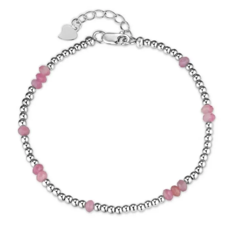 stein armbånd med hematite og kvarts - Loom Stones