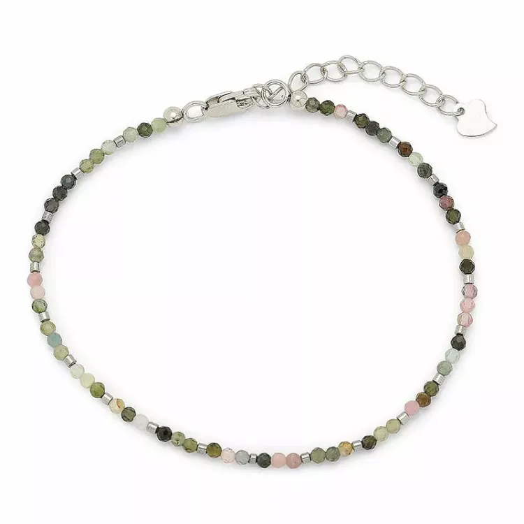stein armbånd med turmalin og hematite - Loom Stones