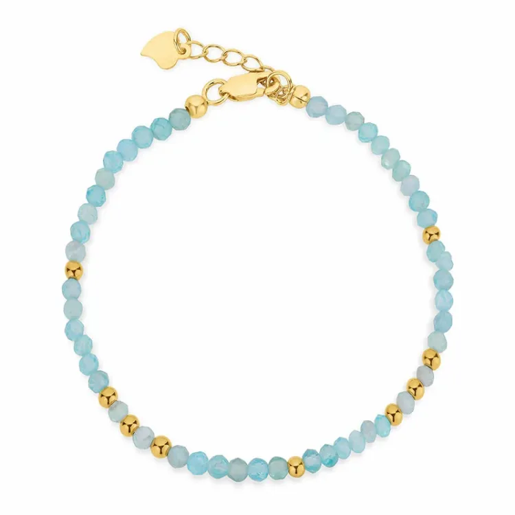 armbånd med apatitt - Loom Stones