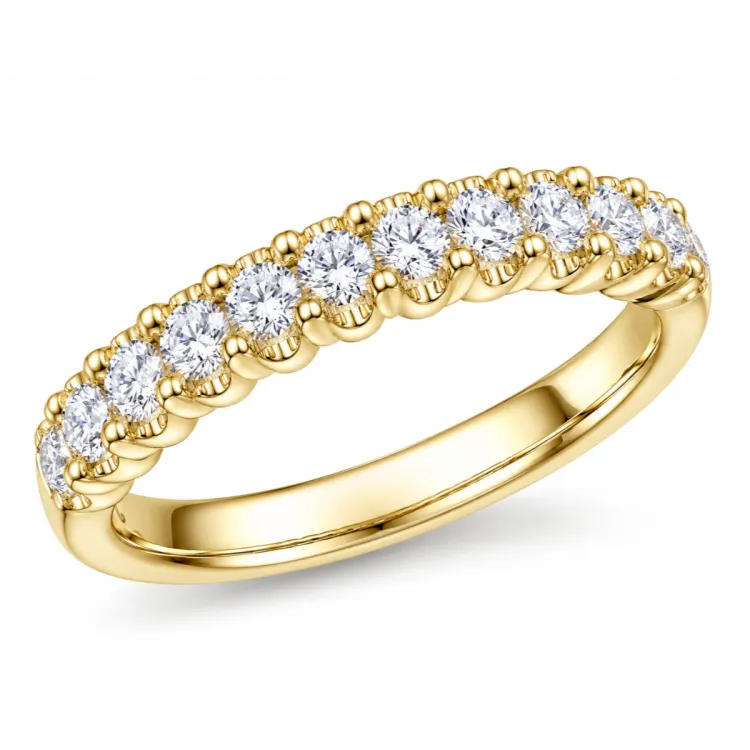 lab grown diamant ring i 14 karat gull 0,50 ct