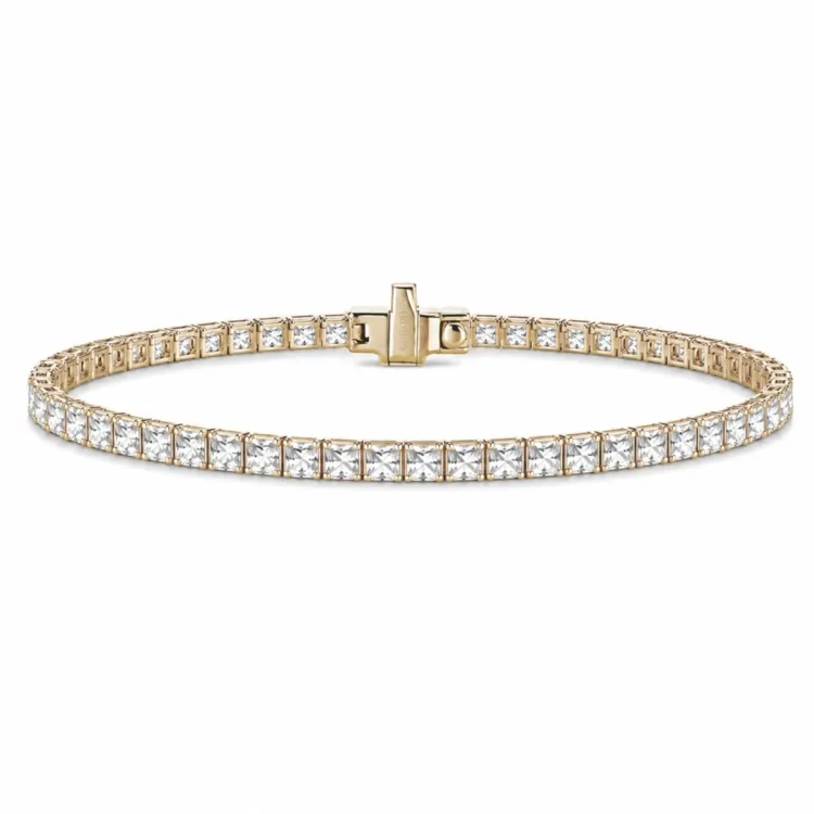 tennisarmbånd 2,86 ct i 14 karat gull