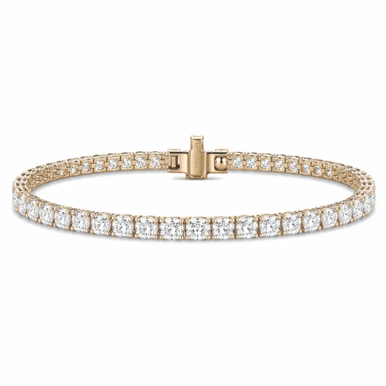 tennisarmbånd 6,22 ct i 14 karat gull
