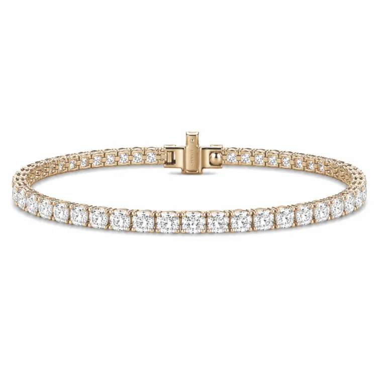 tennisarmbånd 7,00 ct i 14 karat gull