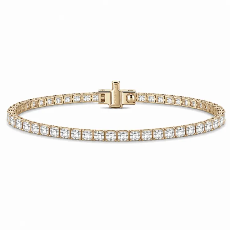 tennisarmbånd 3,38 ct i 14 karat gull