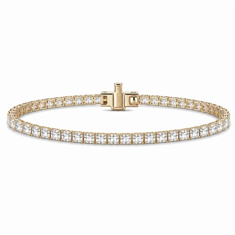 tennisarmbånd 3,64 ct i 14 karat gull