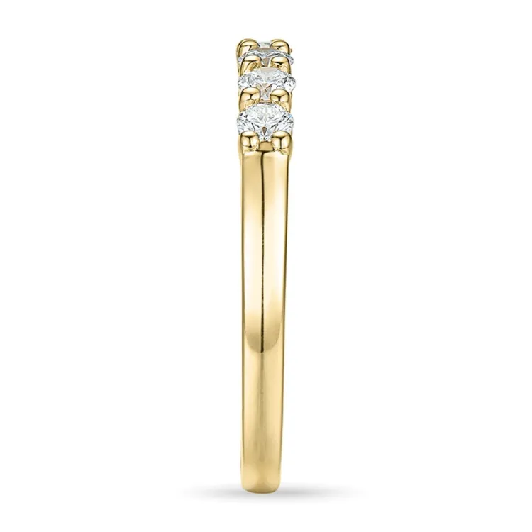 Diamant alliansering i 14 karat gull 0,33 ct