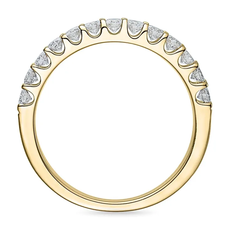 Diamant alliansering i 14 karat gull 0,51 ct