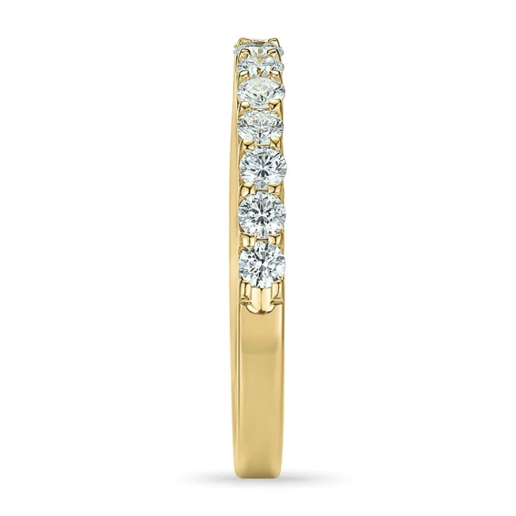 Diamant alliansering i 14 karat gull 0,51 ct