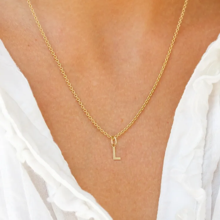 bokstav l anheng i 8 karat - My Letter