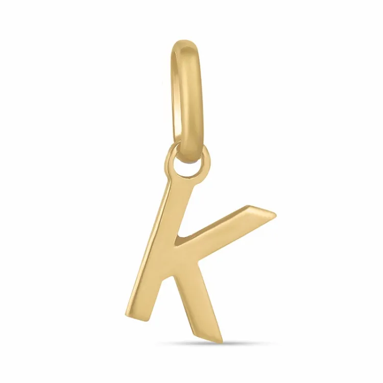bokstav k anheng i 8 karat - My Letter
