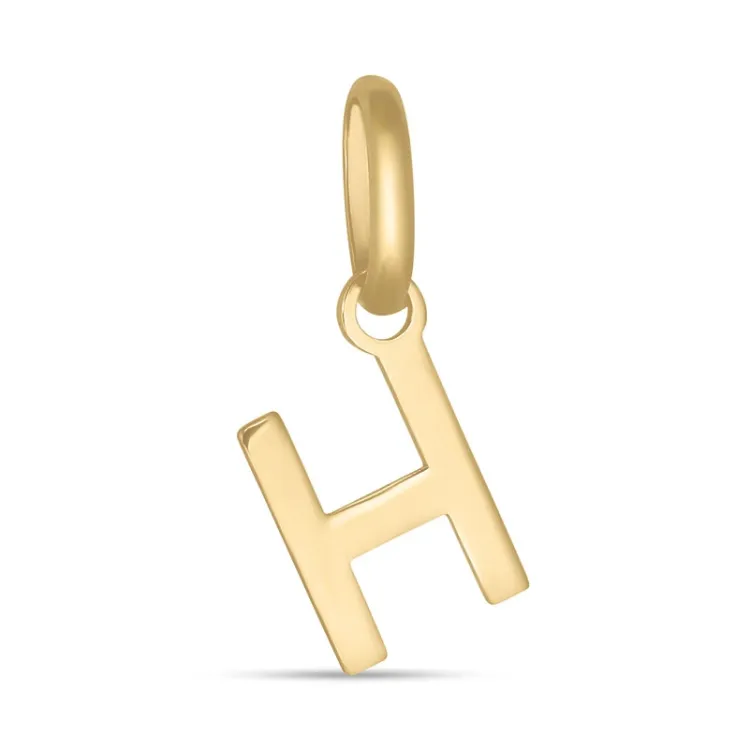 bokstav h anheng i 8 karat - My Letter