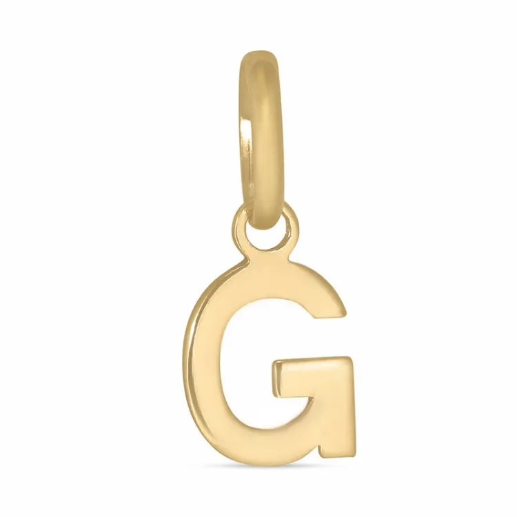 bokstav g anheng i 8 karat - My Letter
