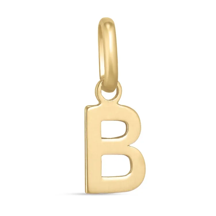 bokstav b anheng i 8 karat - My Letter
