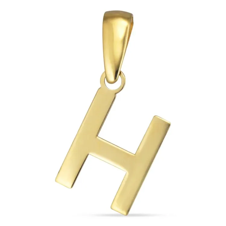 bokstav h anheng i 8 karat - My Letter