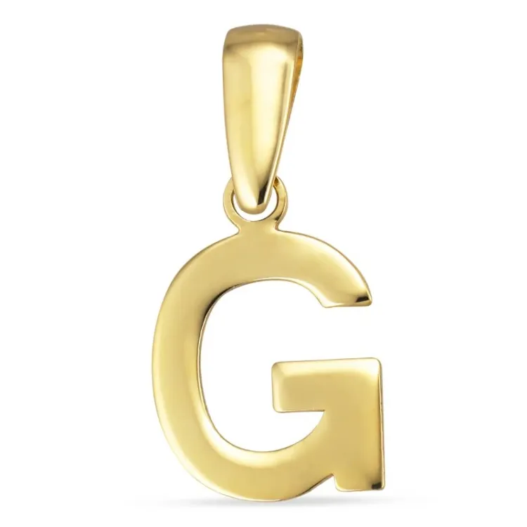 bokstav g anheng i 8 karat - My Letter