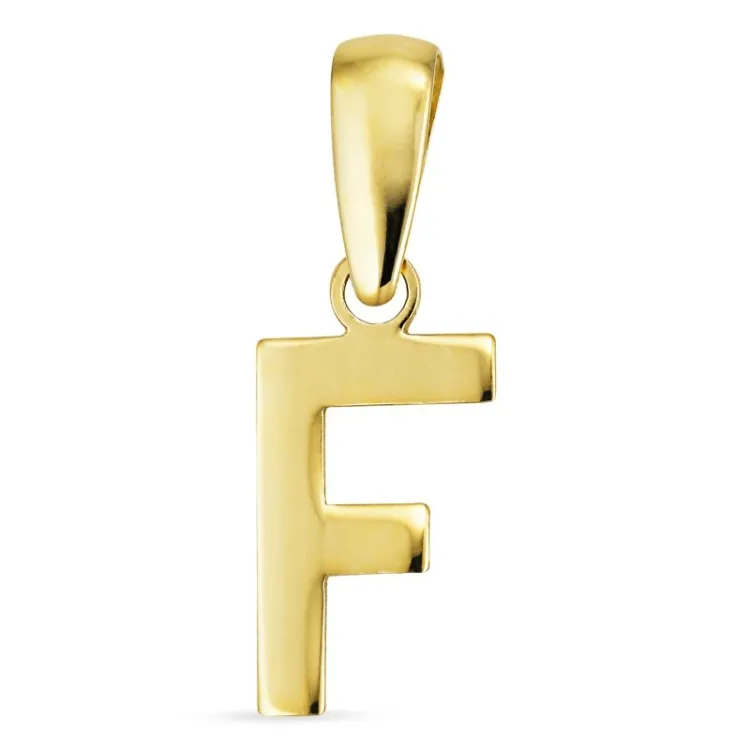 bokstav f anheng i 8 karat - My Letter