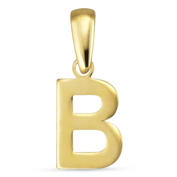 bokstav b anheng i 8 karat - My Letter