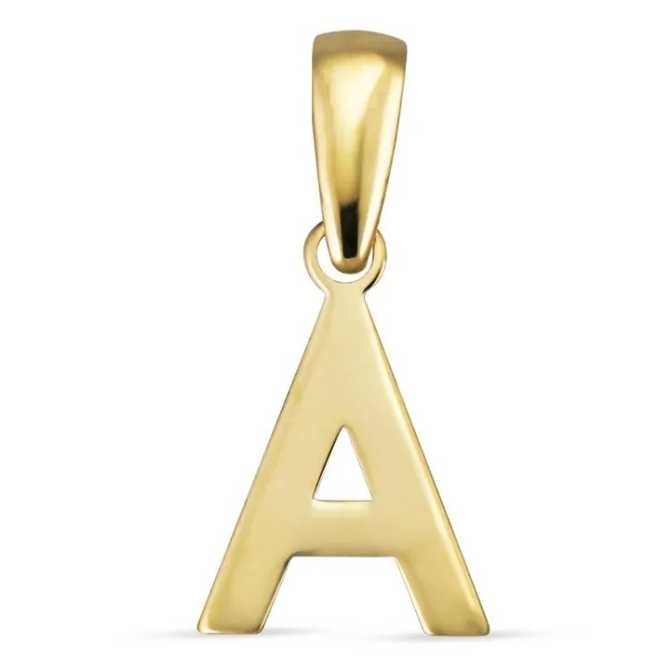 bokstav a anheng i 8 karat - My Letter