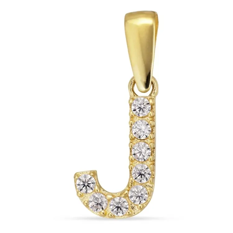 bokstav j anheng i 8 karat - My Letter