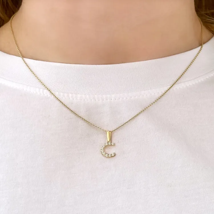 bokstav c anheng i 8 karat - My Letter