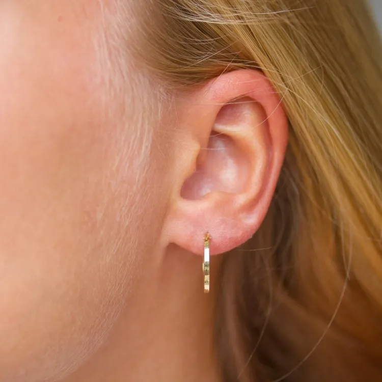 15 mm creol i 8 karat - Gold Collection