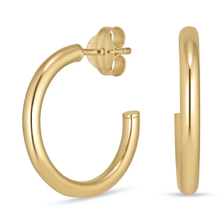 16 mm halvcreol i 8 karat - Gold Collection
