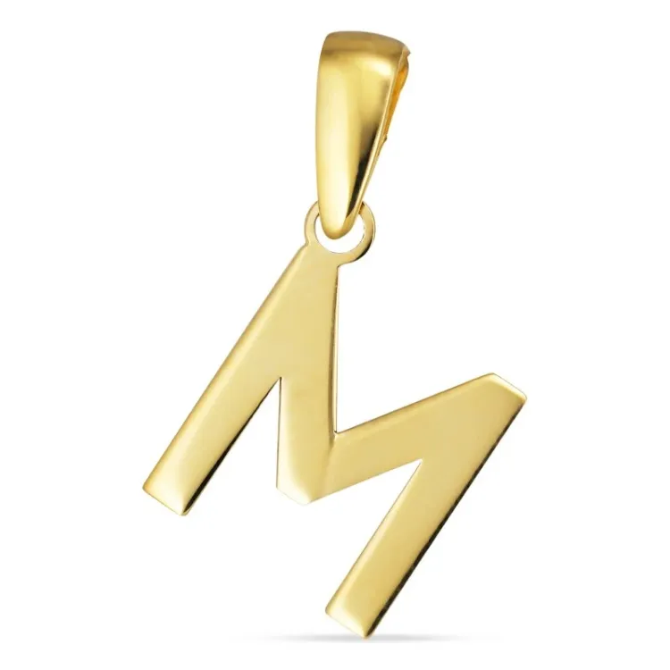 bokstav m anheng i 8 karat - My Letter