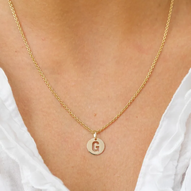 bokstav g anheng i 8 karat - My Letter