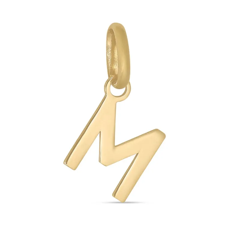bokstav m anheng i 8 karat - My Letter