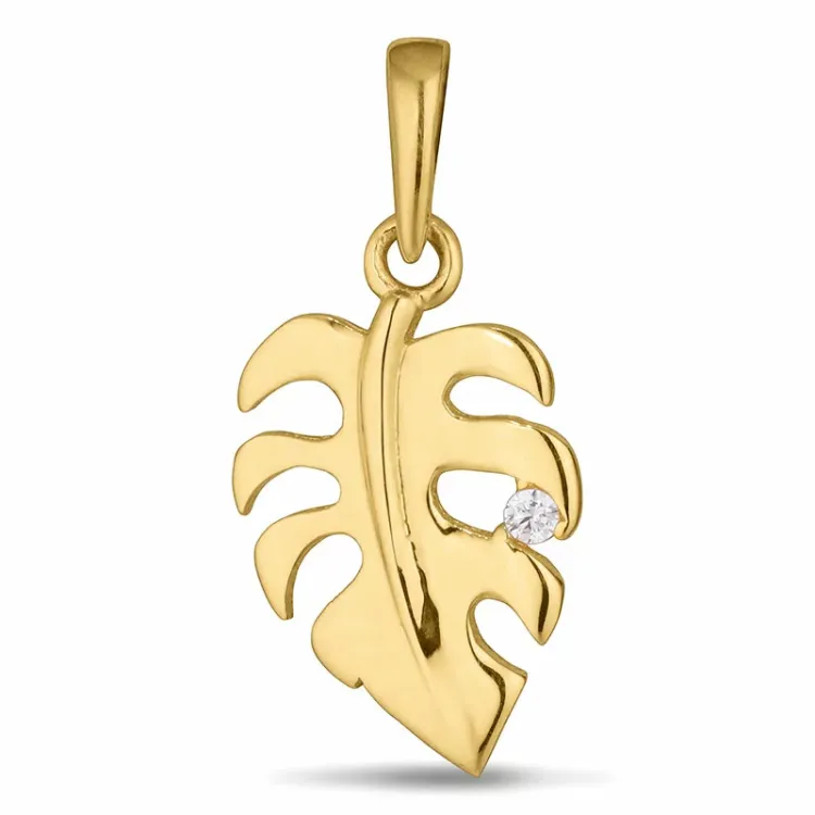 blad anheng i 9 karat gull - Gold Collection